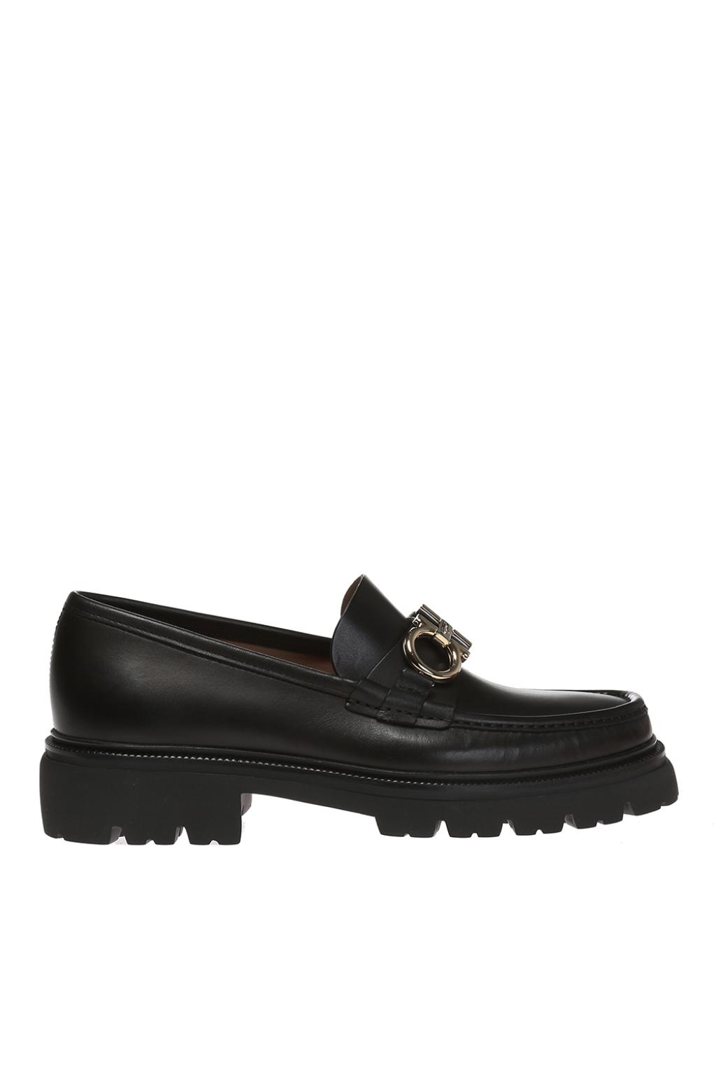 Black 'Bleecker' F-Wedge FERRAGAMO - salvatore ferragamo